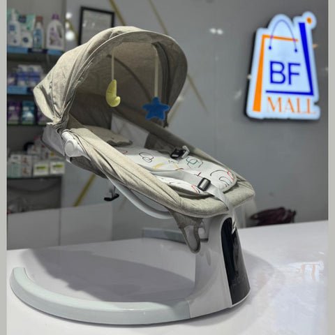 Sleep Ease 2-in-1 baby swing Rocker& Bouncer/ Electric swing and rocker, cradle for new born baby swing cradle with Bluetooth music remote safety harness with removable and washable net along with cable and adapter